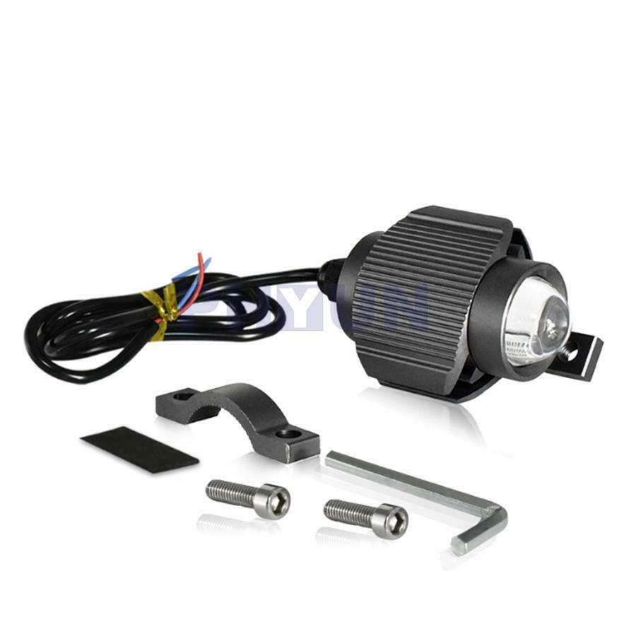 1PC L29 Headlight Bulbs with Projector Lens Tri-color LED Spotlights Fog Lights