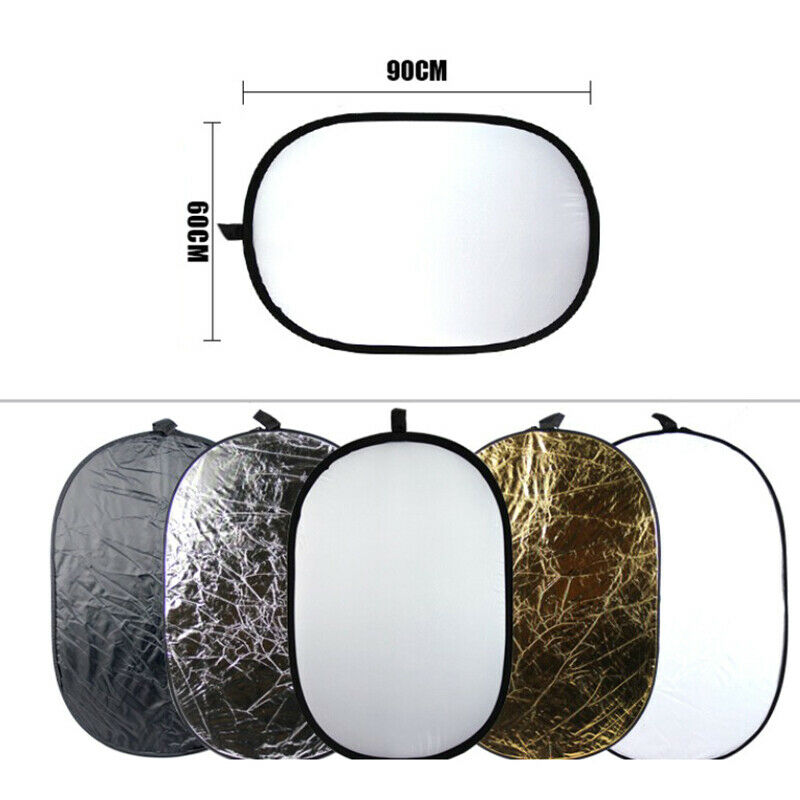 5 in 1 Portable Collapsible oval Multi-Disc light photo studio accessoriesI7CA