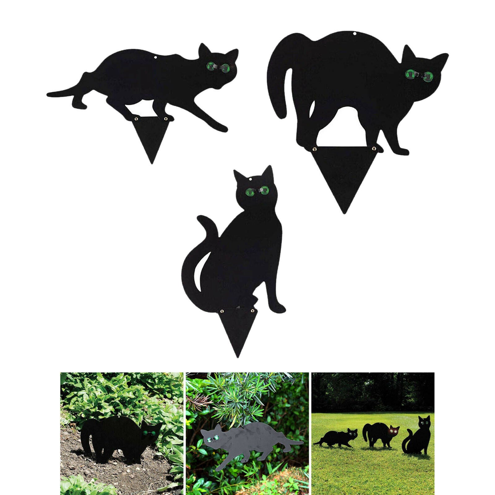 3 Pcs Car Shape Bird Scarer Decoy Rodents Deterrent Repeller Nature Enemy