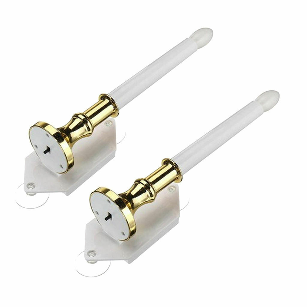 2x 2Pcs LED Solar Window Candle Wall Light Indoor Romantic Decor Ornaments