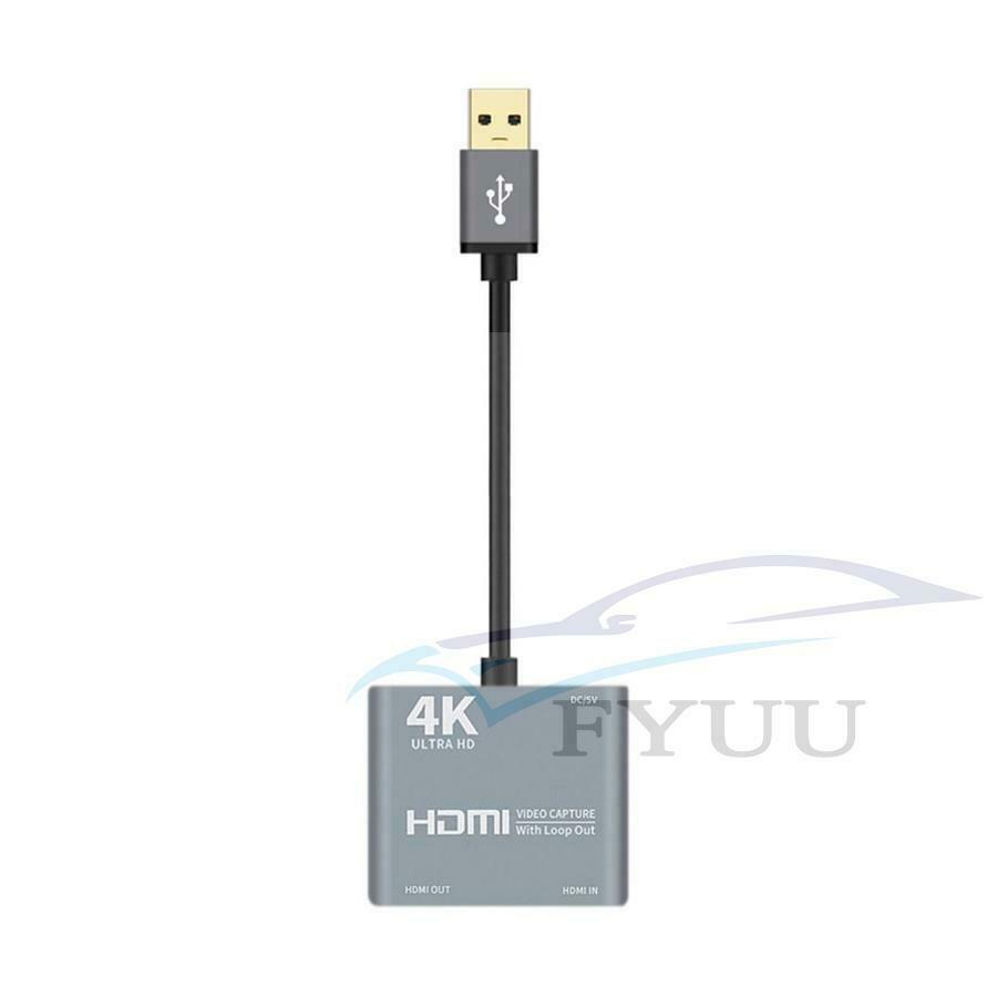 HDMI 4K USB 3.0 1080P Video Capture Card Screen Record Video Audio Loop Out