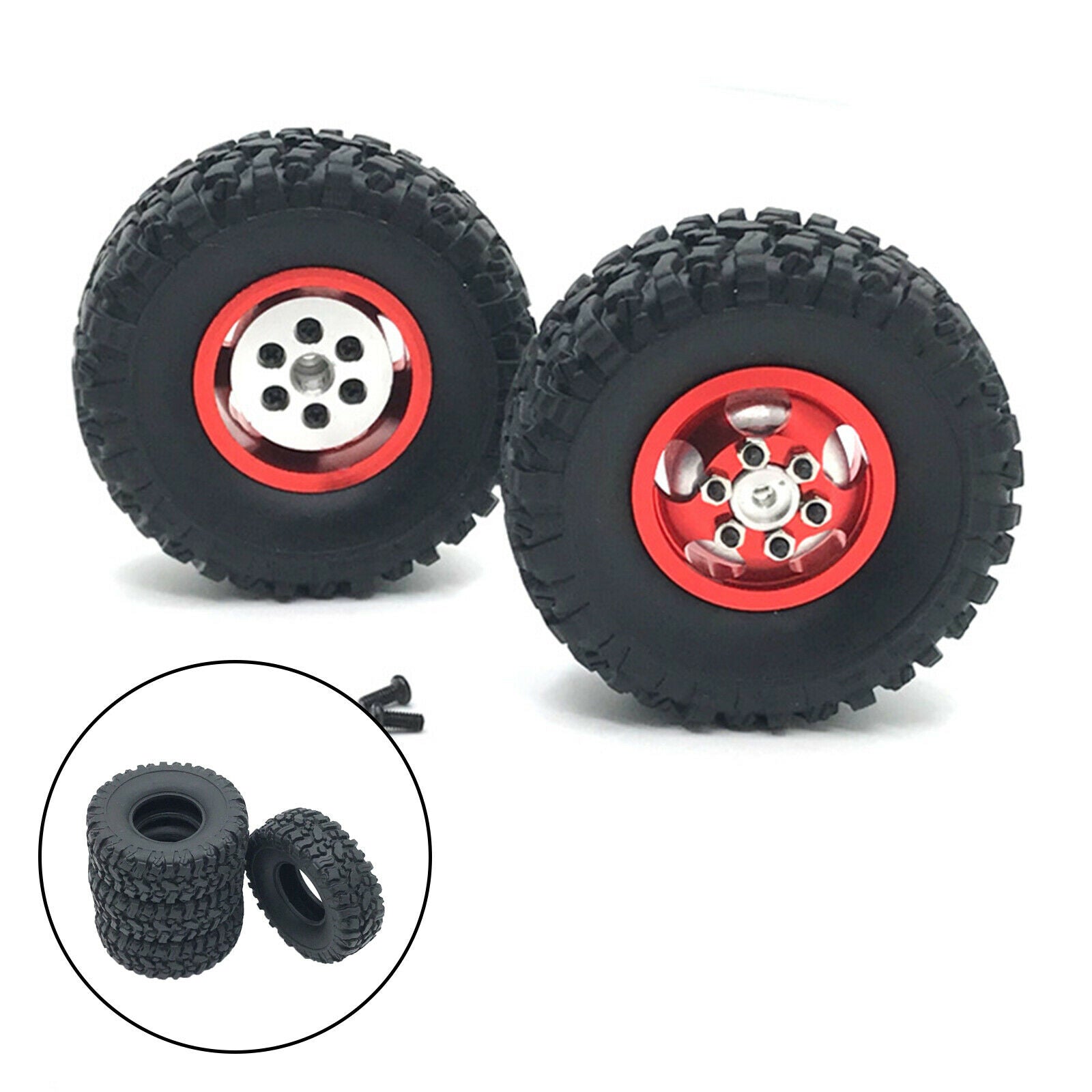4-pack Tires for WPL B-1 B-14 B-24 B24 1/16 RC Car Vehicle Professional