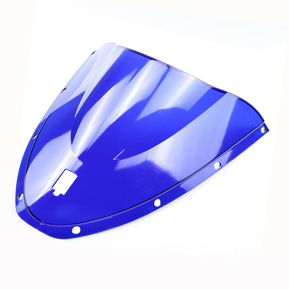 Double Bubble Motorcycle Blue Windscreen Windshield for Ducati 999 2005-2006