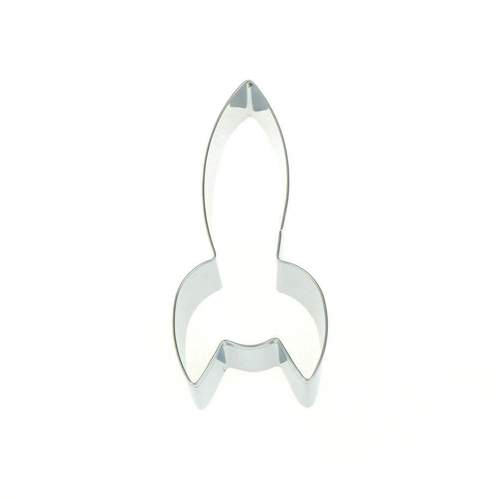 rocket shaped stainless steel cookie cutter biscuit cutter baking cookies .l8