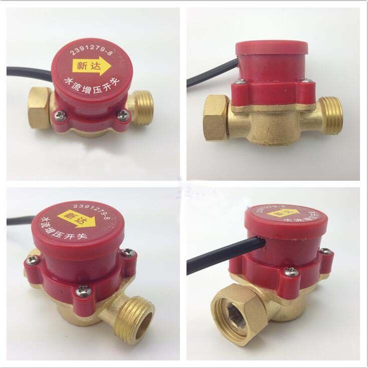 1pcs Circulation Pump Water Flow Sensor Switch 260W  21mm Female to 21mm Male