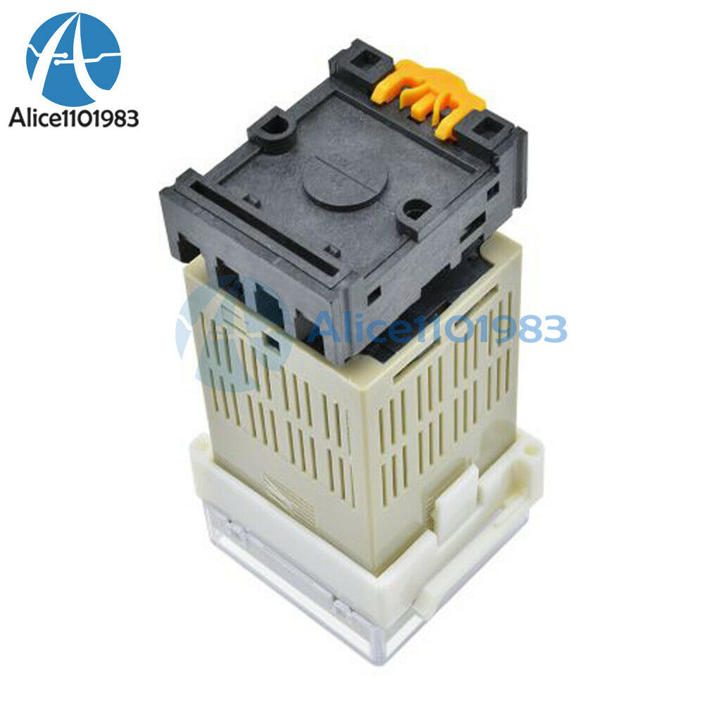 DC 24V DH48S-S Programmable Time Delay Relay Module With Socket Base New