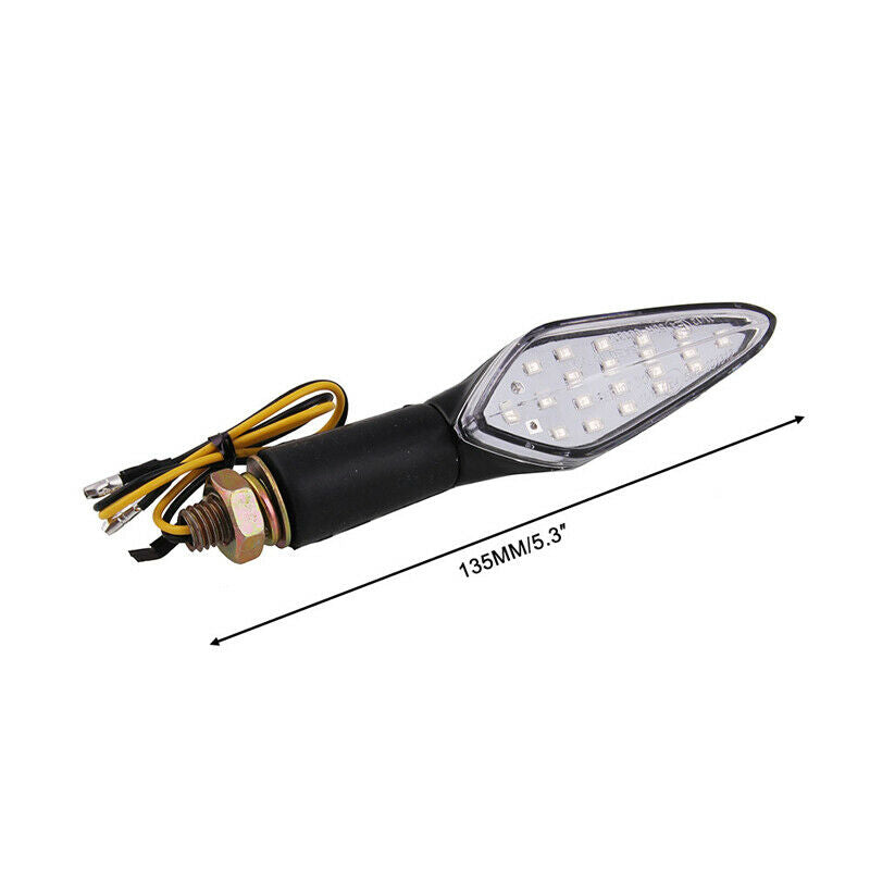 4pcs Motorcycle Electric Scooter Bike LED Turn Signal Light Waterproof Tail Lamp