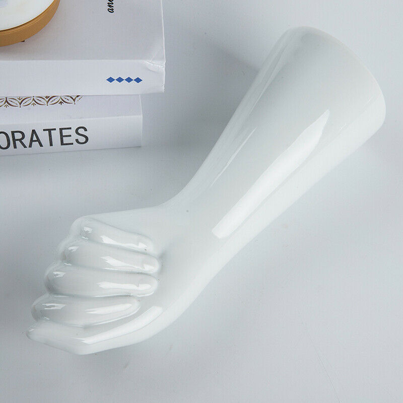 ceramics vase Nordic style Golden Hand Vase Flowers Modern Home Office Decor Qx