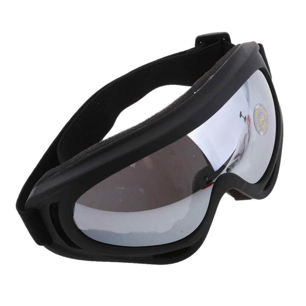 Sports Racing Goggle Eyewear with Lucency Lens Fits Motorcycle ATV Dirt Bike