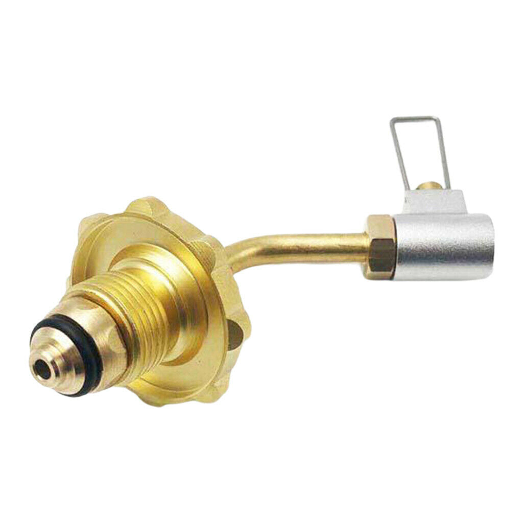 Lightweight Metal Propane Tank Adapter Gas Tank Inflatable Valve for Stove