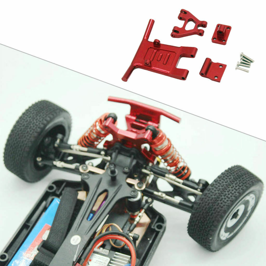 Front & Bumper for Wltoys 124016 1/14 144001 Crawler DIY Accessories Red