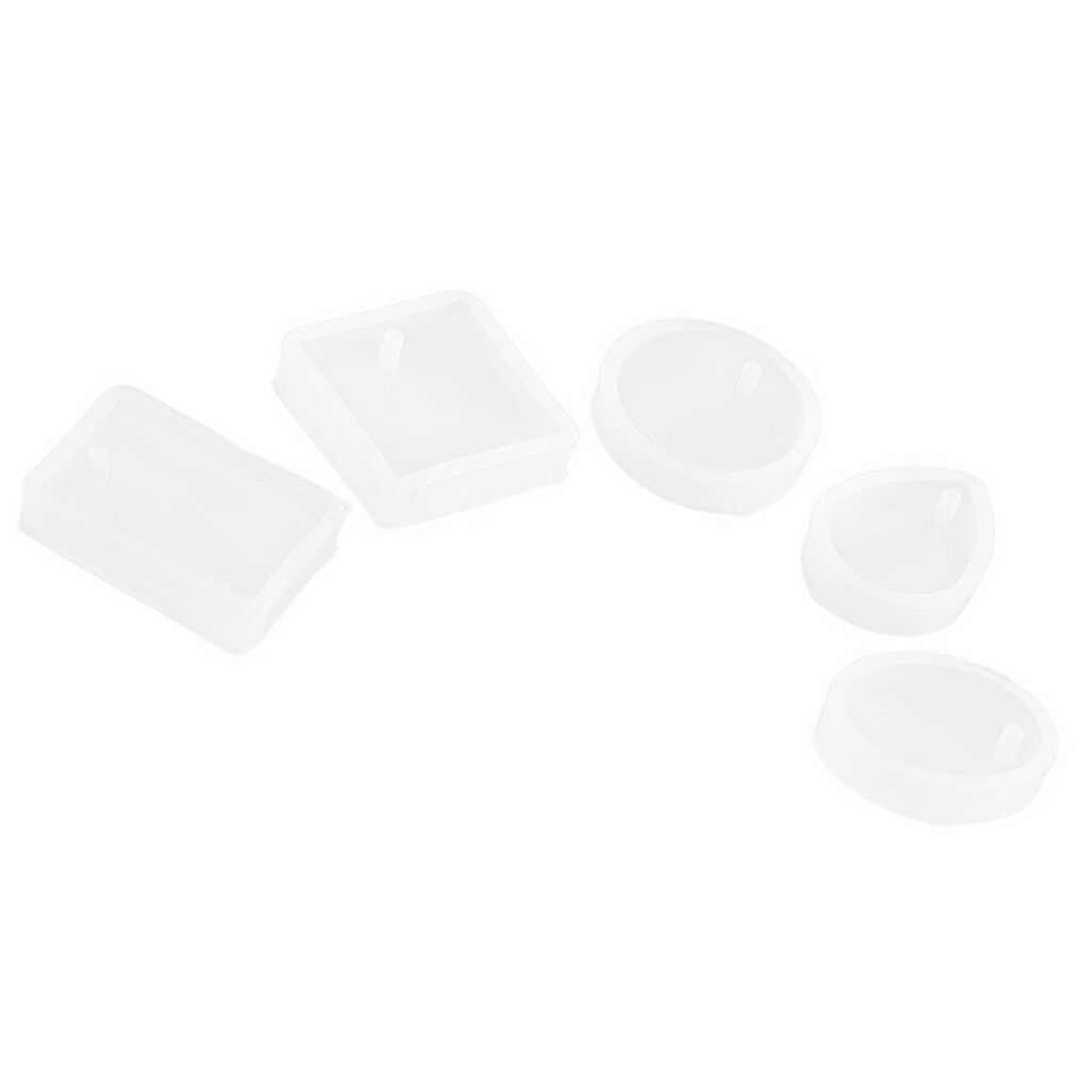 5x Silicone Mold DIY Pendants Beads Jewelry Making DIY Tools Mould