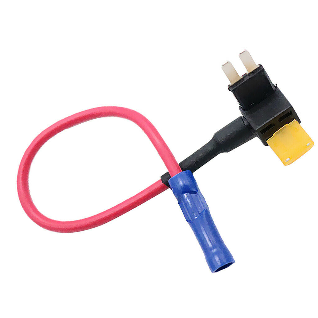 Flat Fuses Car Fuse Holder Adapter + 5AMP Fuse Repair Part