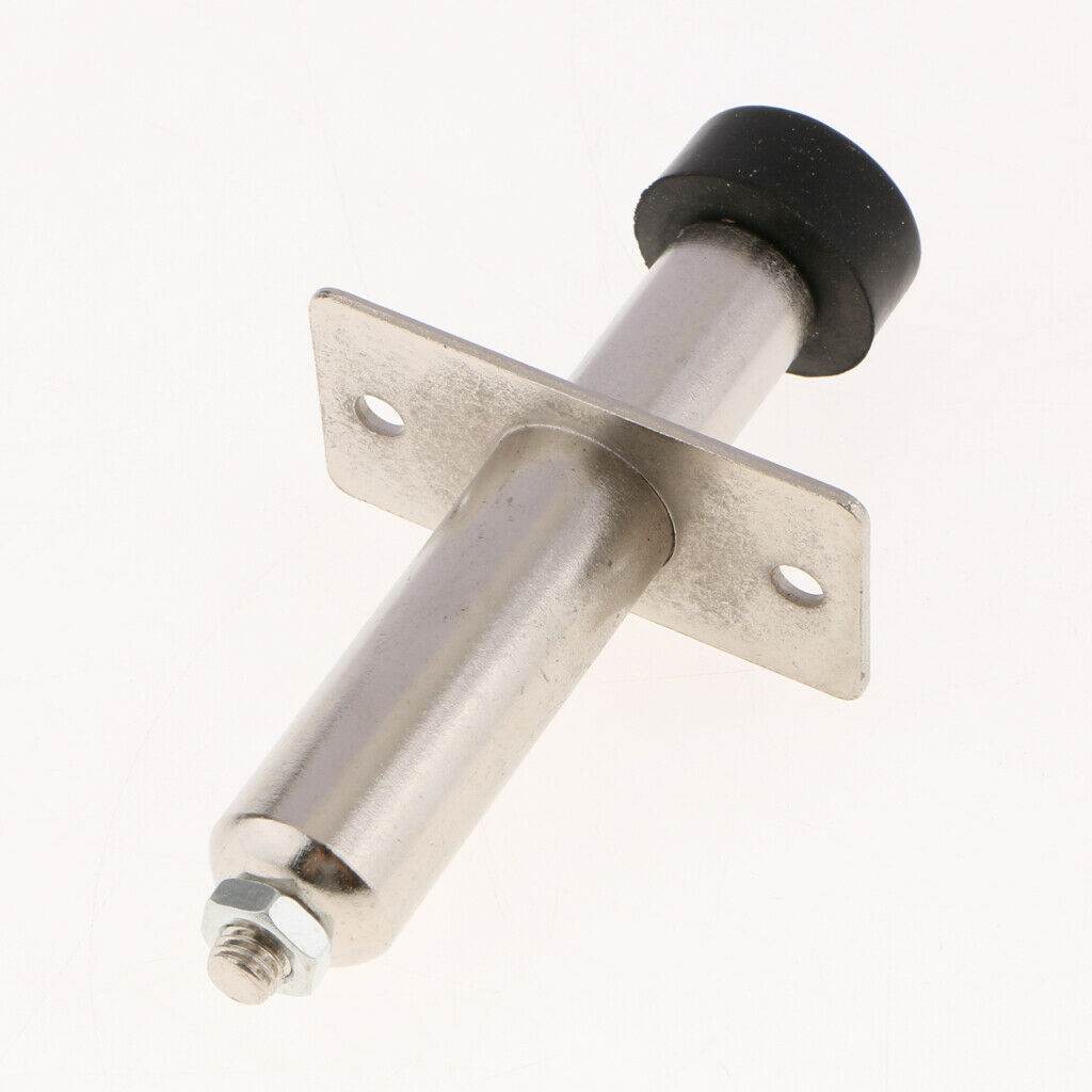 2Pieces Stainless Chrome Car Door Popper Lock Pin Complete Solenoid Shaved
