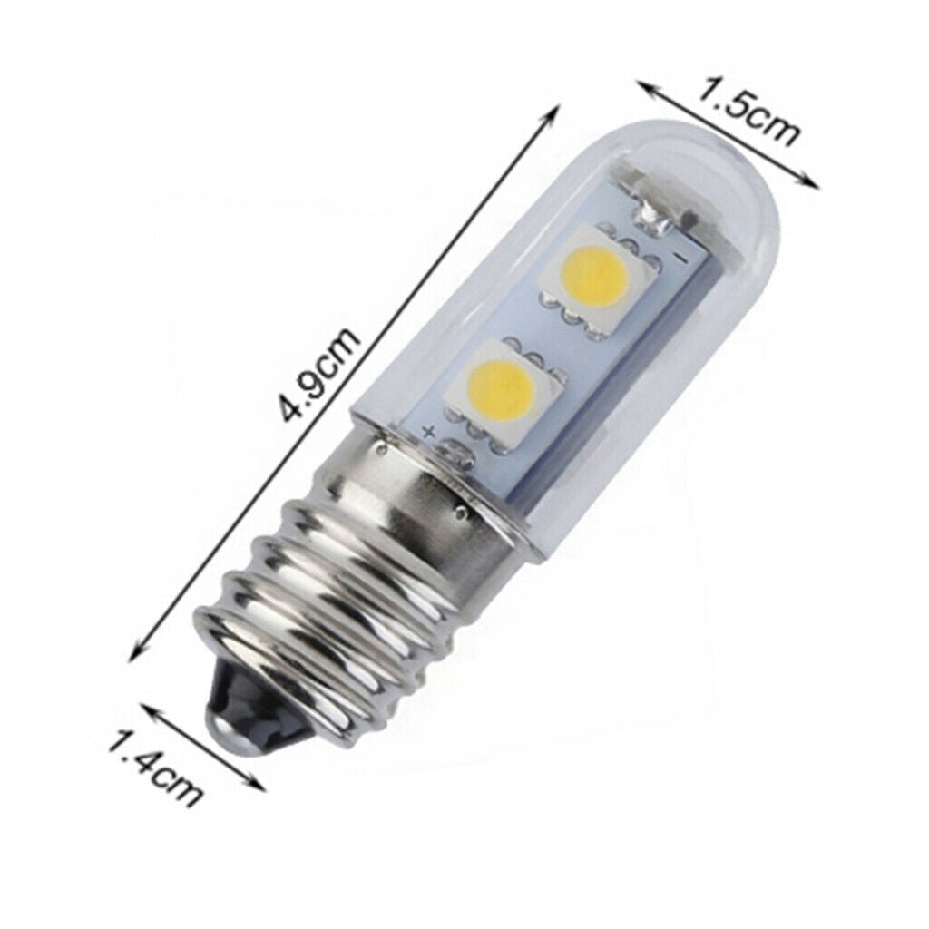 LED Fridge Bulb Fridge Lamp E14 Bulb Warm White 1W AC220V