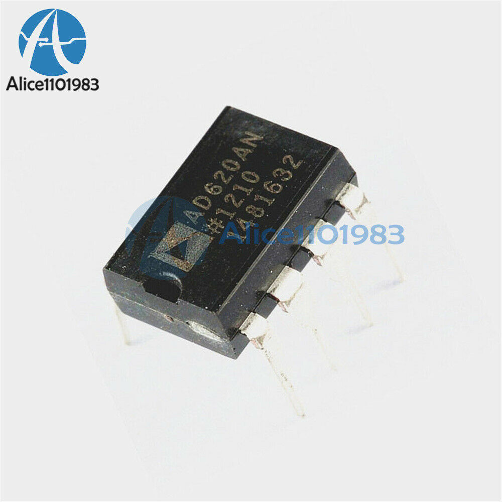 AD620 AD620AN DIP-8 Instrumentation Amplifier IC New