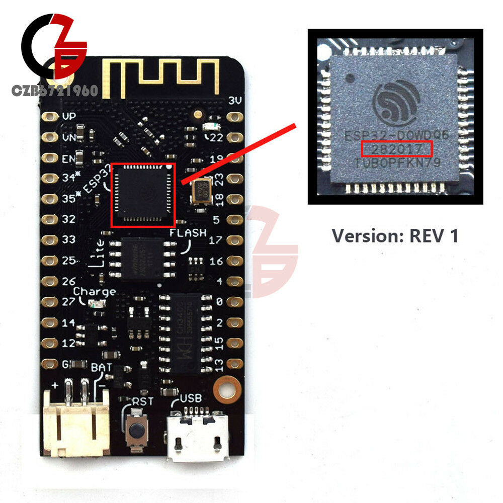 Wifi&Bluetooth WEMOS Lite V1.0.0 board based ESP32 MicroPython 4MB FLASH