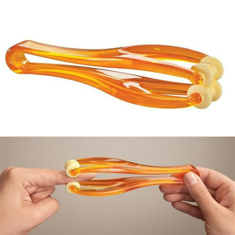 Finger Joints Massager Rubber Roller Hand Blood Circulation Stress Relief To LQ