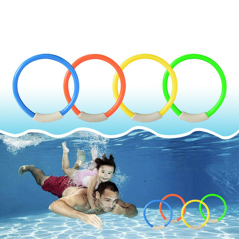 1PCS Summer Underwater Diving Rings Swimming Pool Kids Dive Ring Water Pl.l8