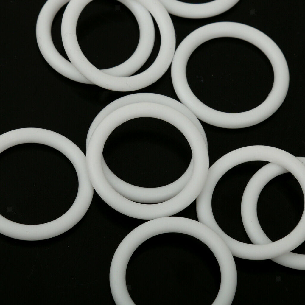 20Pcs Silicone Baby Pacifier Holder Adapter O Ring Dummy Ring