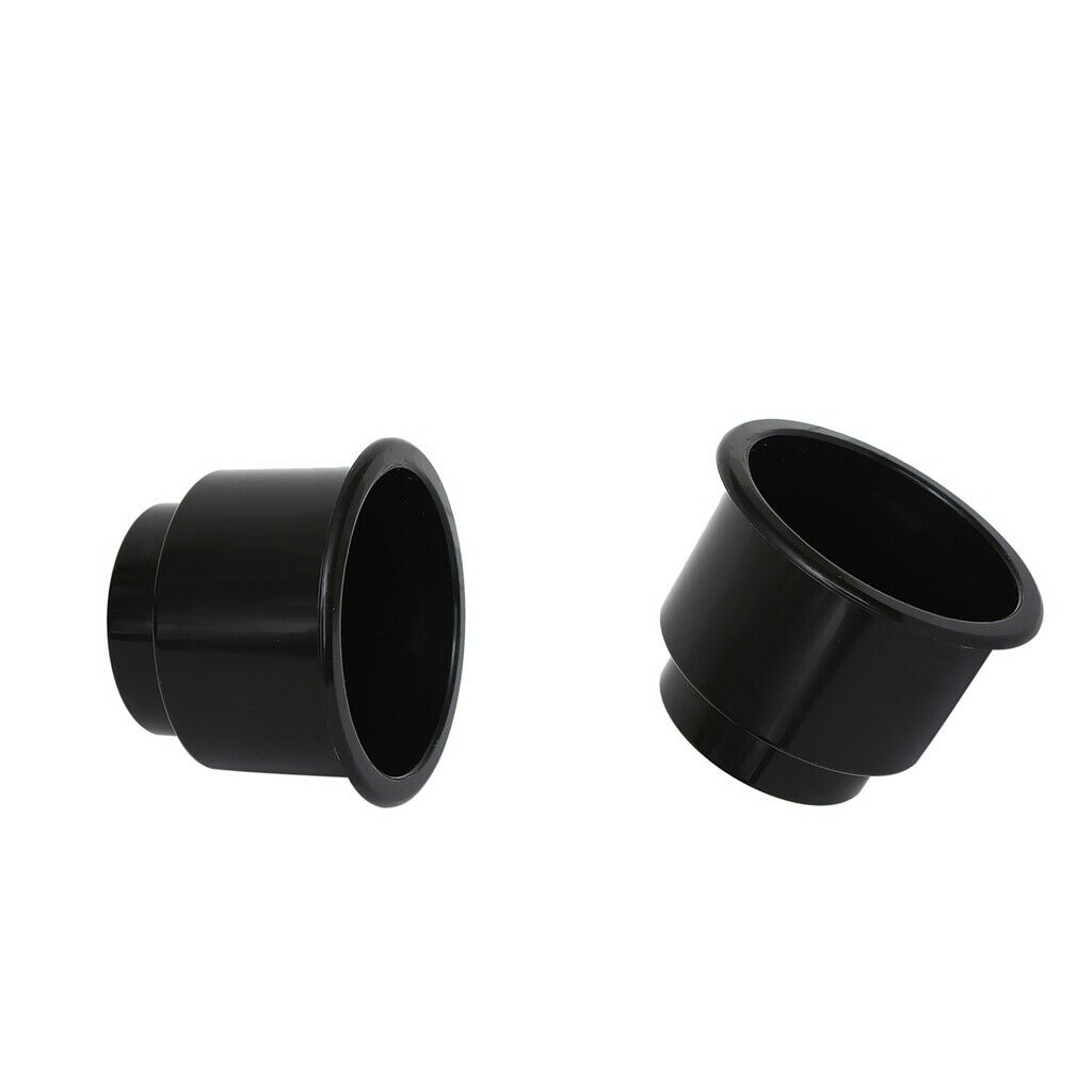 2x New ABS Single Cup Bottle Installing Holders Marine Ship Car 8cm Depth