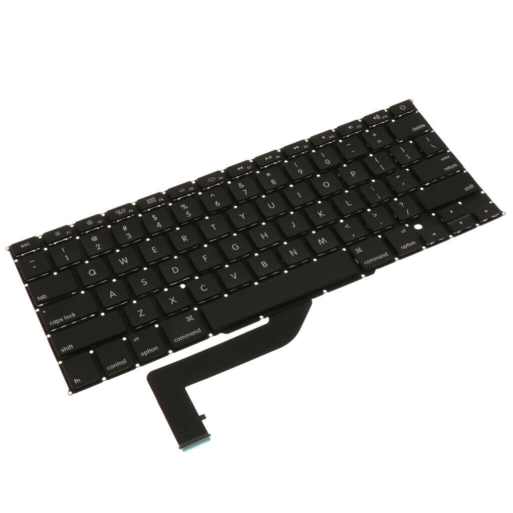 Laptop Keyboard US Version Fits for   Pro Retina 15 Inch A1398 - Black
