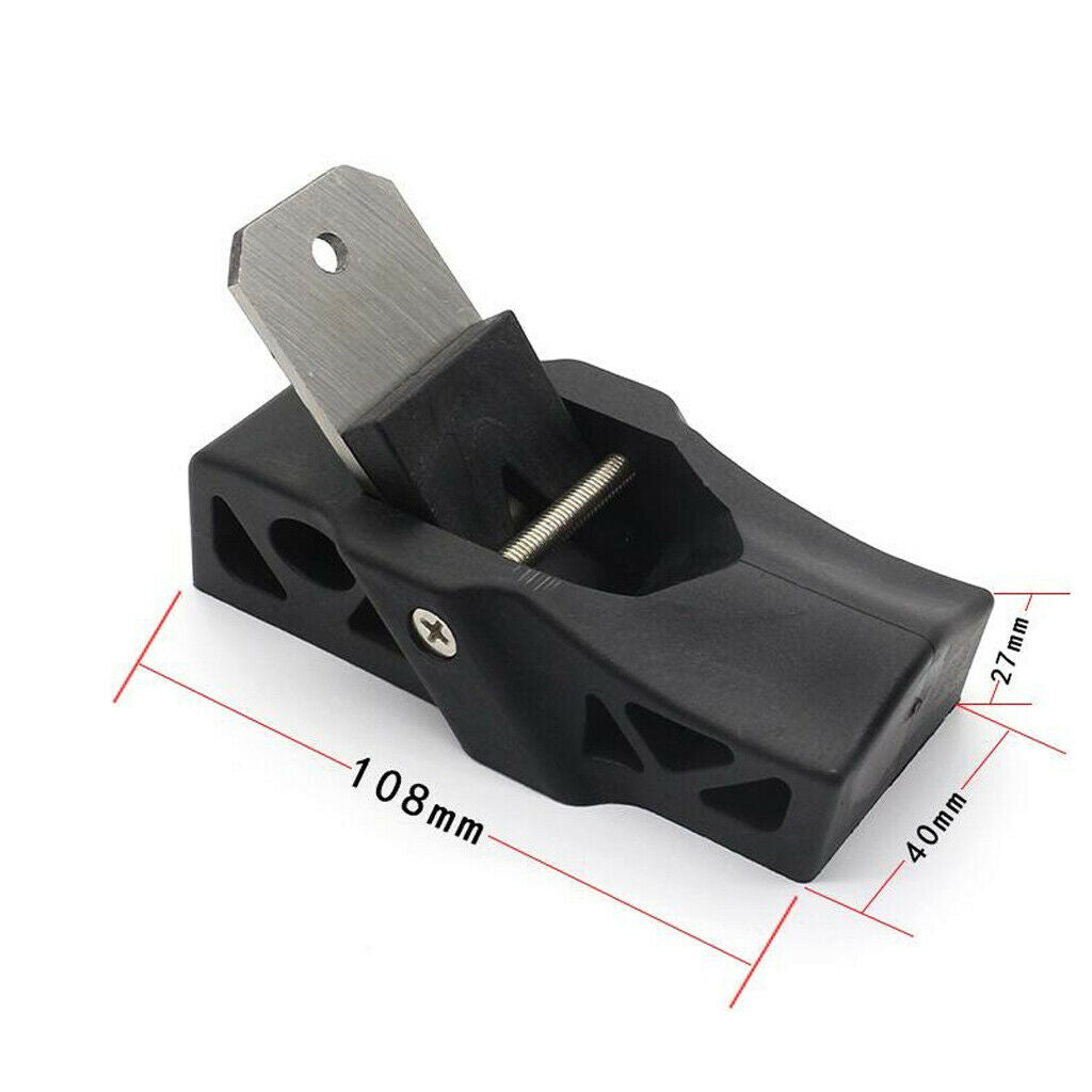 2x DIY Woodworking wood tool Hand Flat Plane Set Bottom Edged Handle Tool #5