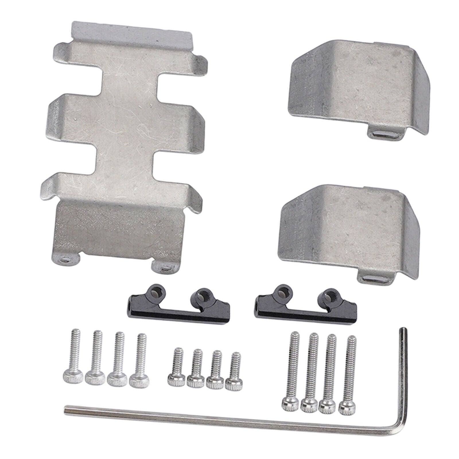 Metal Chassis Armor Guard Skid Plate for Axial SCX24 1/24 Crawler Car Parts