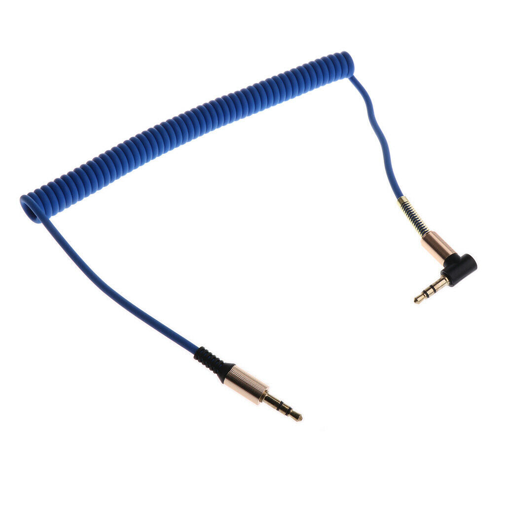 2 Pieces 3.5 Mm Jack AUX Audio Cable Male to Male Plug Line Cord Audio Cable
