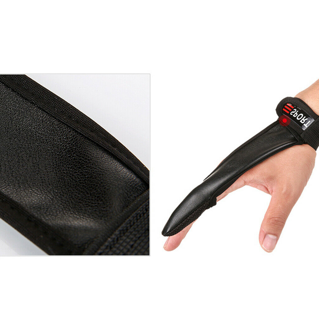 Casting Single Finger Fishing Glove Index Protector for Braided Line Black