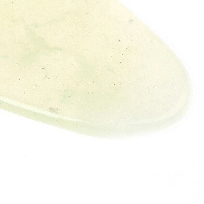 1 Pcs Gua Sha Natural Jade Stone Crystal Bodys Massager Board Scraper Pla.l8