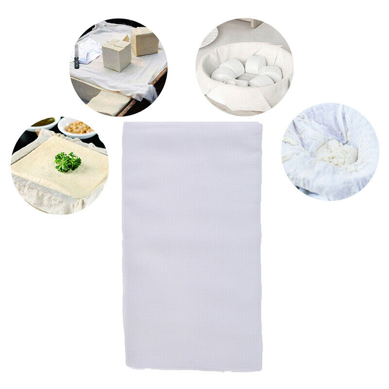 4 Yards Cheese Cloth Bleached Gauze Cheesecloth Fabric Muslin Kitchen ToolsJ Fx