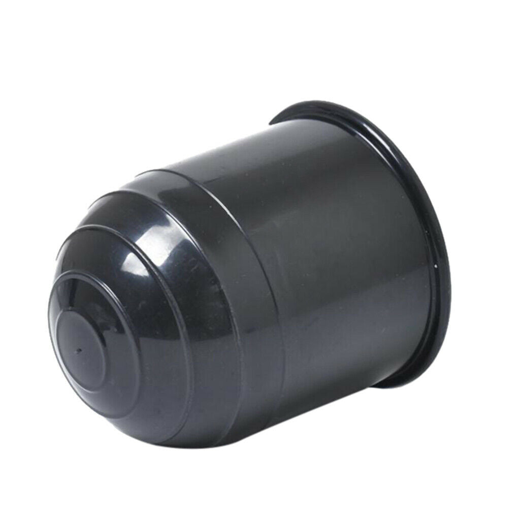 Black Plastic Tow Ball Bar Clean Tidy Protect Hitch Towball 50mm Universal