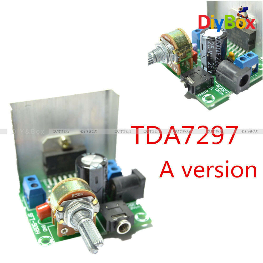 TDA7297 Version A AC/DC 12V 15W+15W Dual-Channel Amplifier Board Module