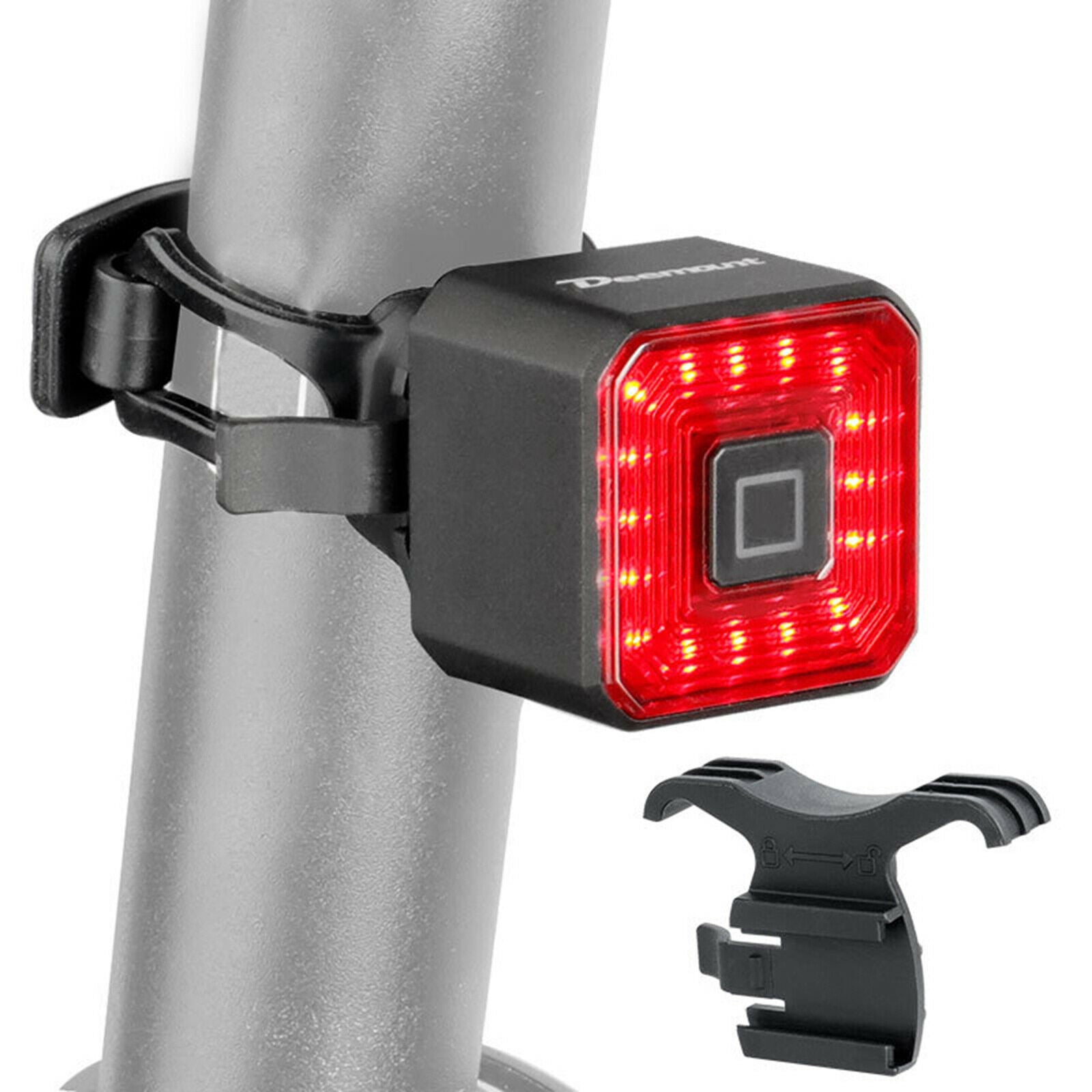 Smart Bike Tail Light Rear Lights  Flashlight USB Auto on/Off Sensor