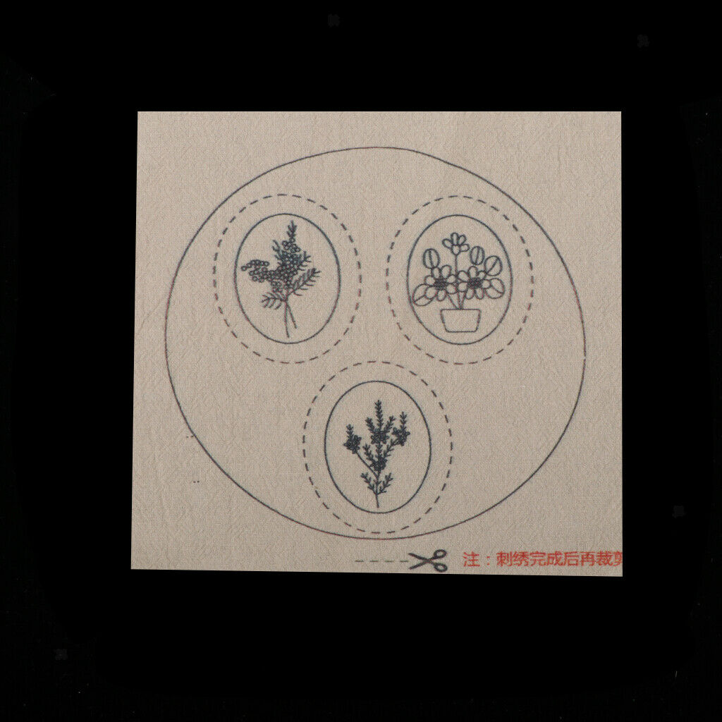 2x Embroidery Sampler Kits Hand-made DIY Embroidery Gifts For Beginner