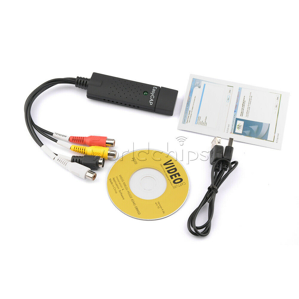 USB2.0 Video Capture Card Videotape t DVD Converter Monitor Capture Card Adapter