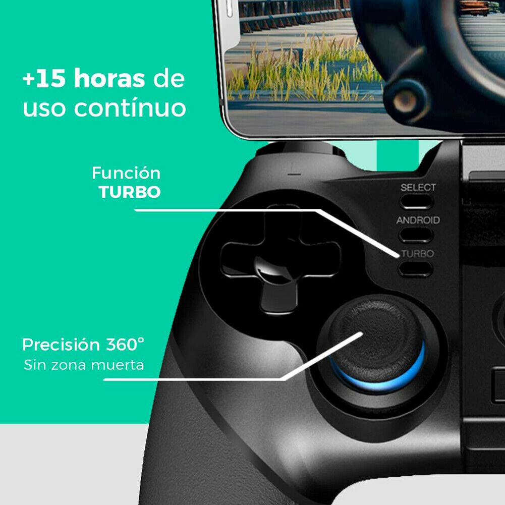 2.4GHz Bluetooth-compatible Controller Smart TV PC Phone Wireless Gamepad J @