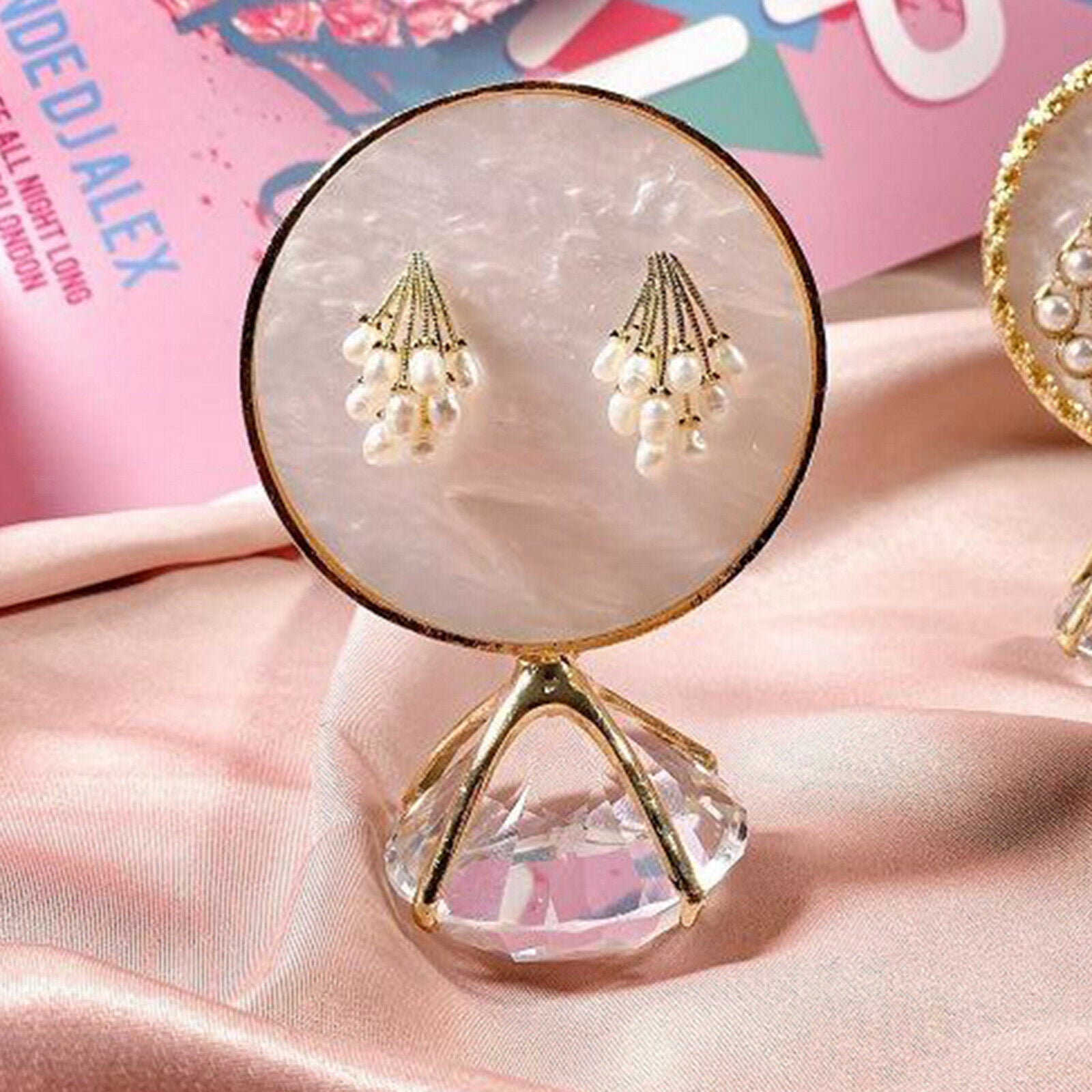 Nail Tips Display Stand Nail Art Plate Rack Board Display Tool 2 Holes