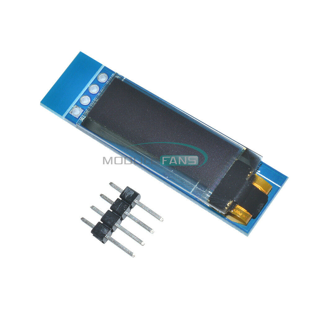 0.91" 128x32 I2C IIC Serial Blue OLED LCD LED Display Module 12832 SSD1306