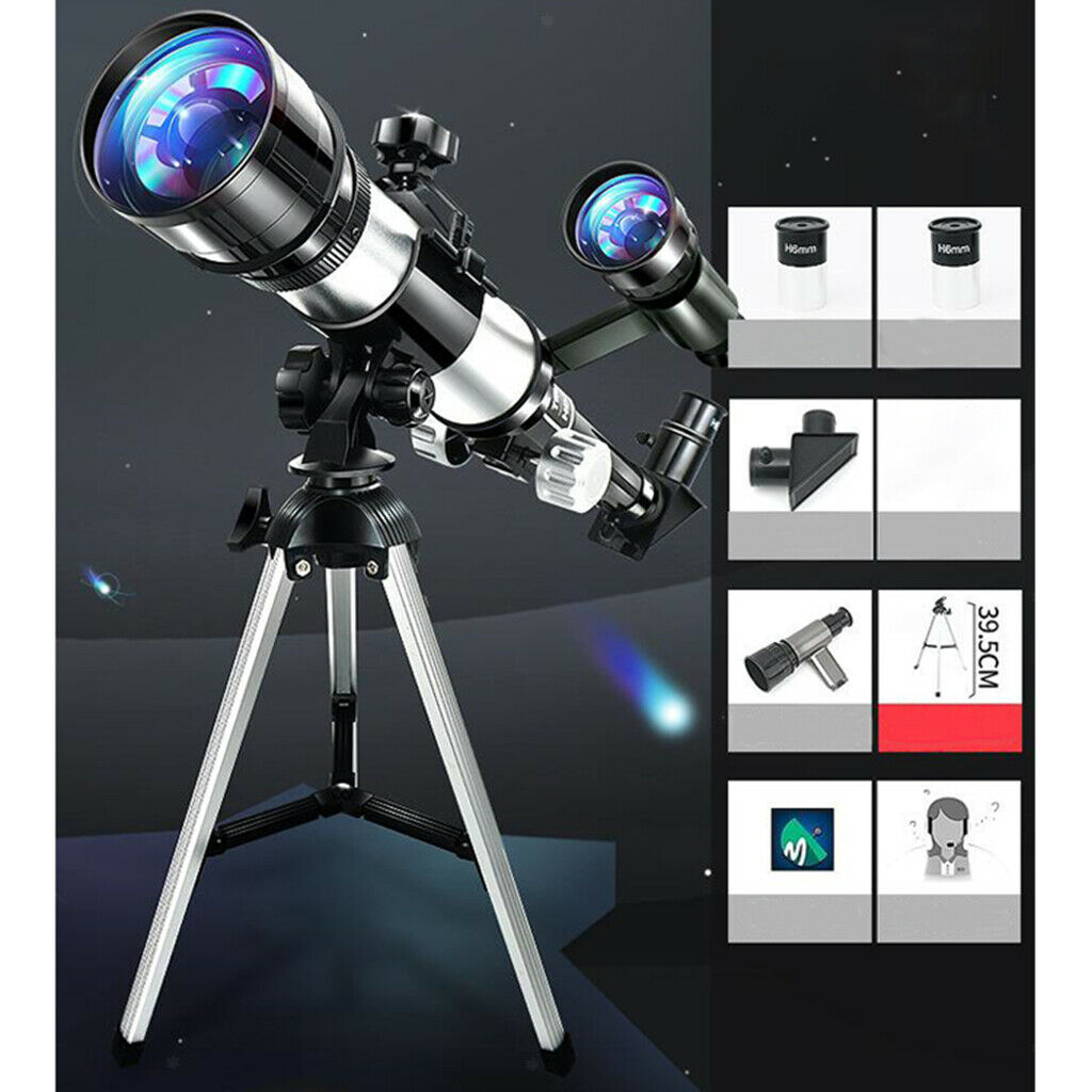 Portable 70mm Astronomical Reflector Telescope w/Compass Durable Waterproof