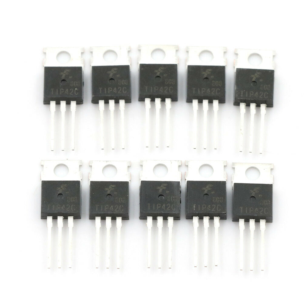 10pcs TIP42C TIP42 TO-220 POWER TRANSISTOR PNP Trio.l8