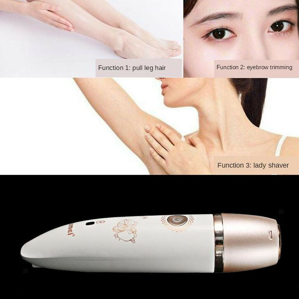 Electric Lady Razor Hair Remover 2 IN 1  Cordless Epilator Washable for Face