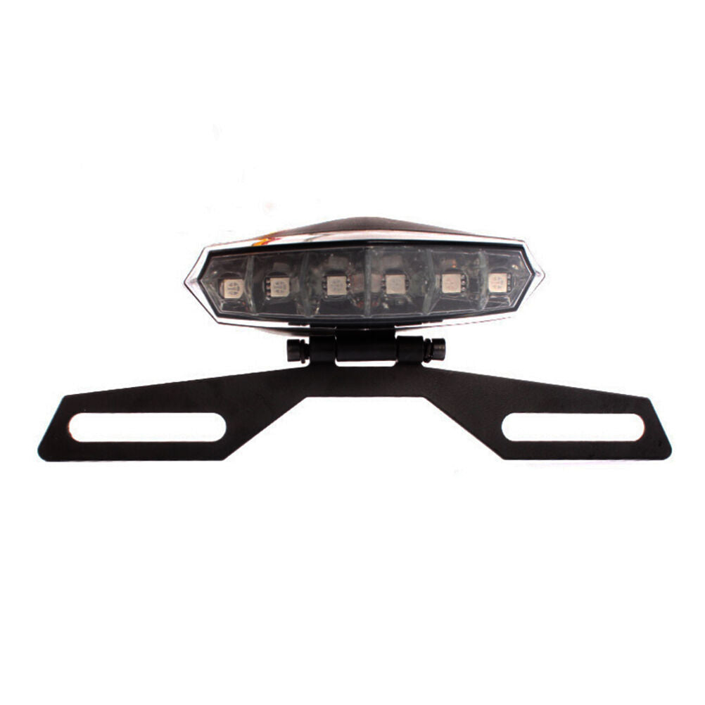 Motorcycle Adjustable Folding License Plate Holder Tail Rear Light Bracke.l8