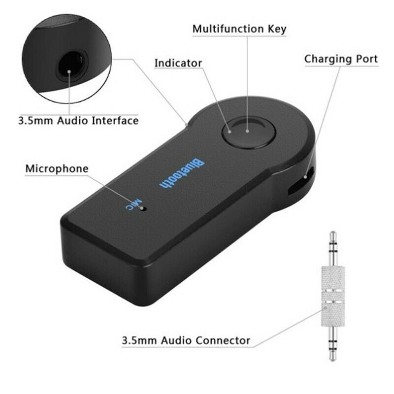 4.0 Bluetooth Audio Receiver Transmitter Stereo Bluetooth AUX USB 3.5mm J.l8