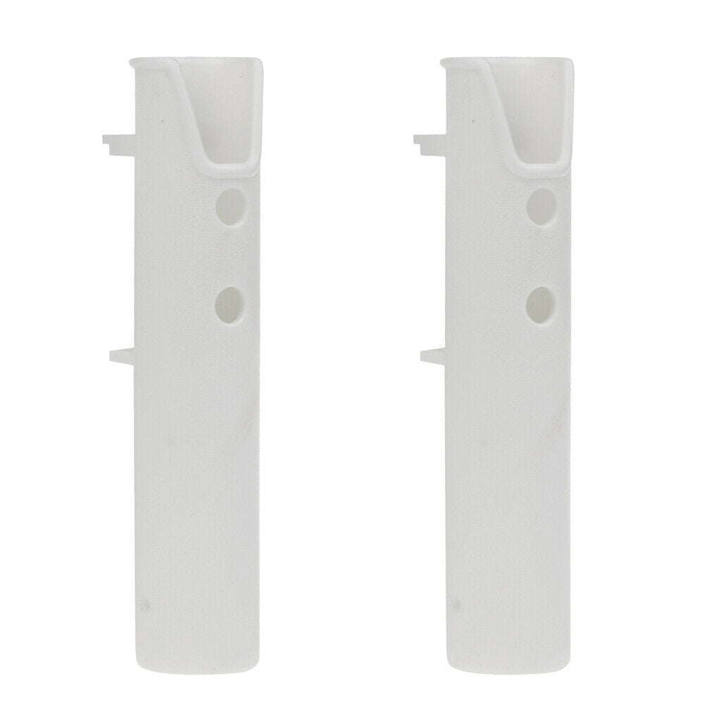 2pcs High Impact Plastic Single Rod Holder UV Stabilizers