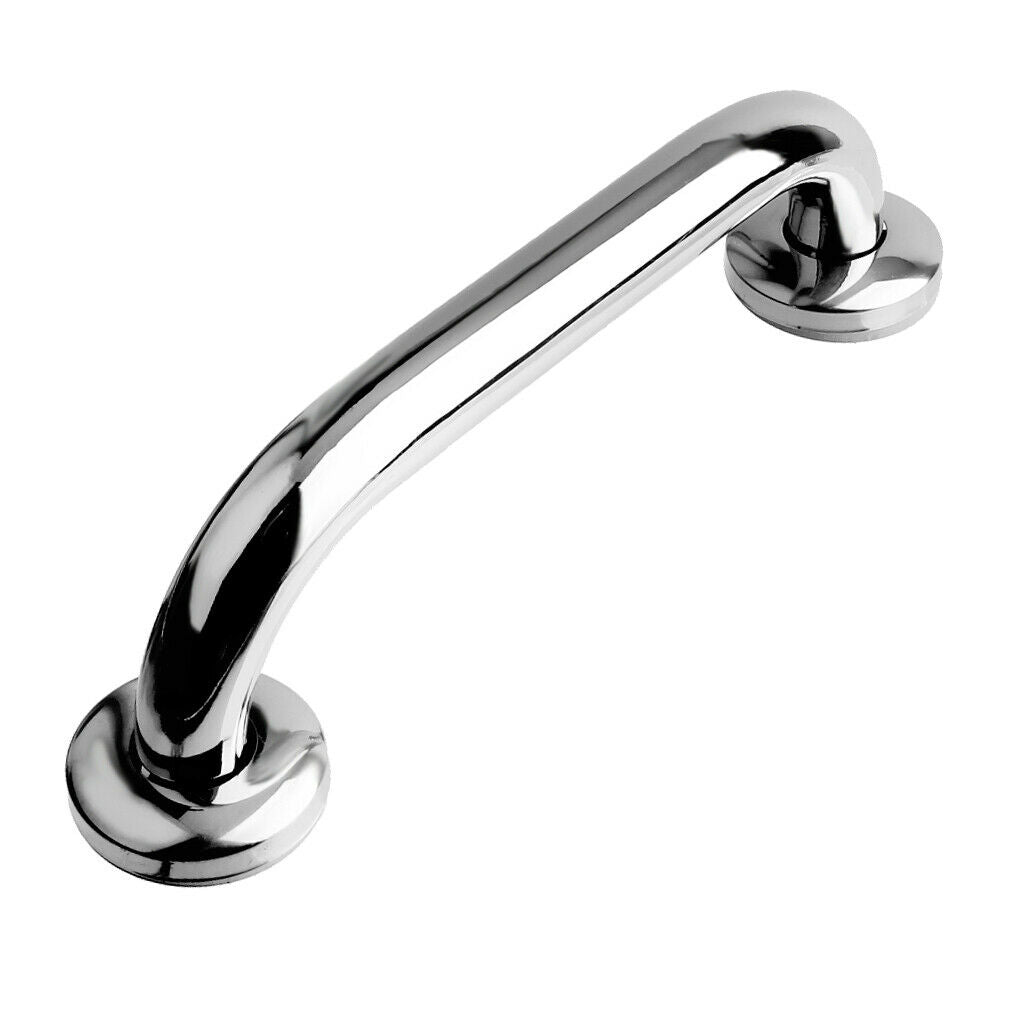 2x Stainless Steel Bath Shower Support Rail Handicap Support Handle, 30 Cm