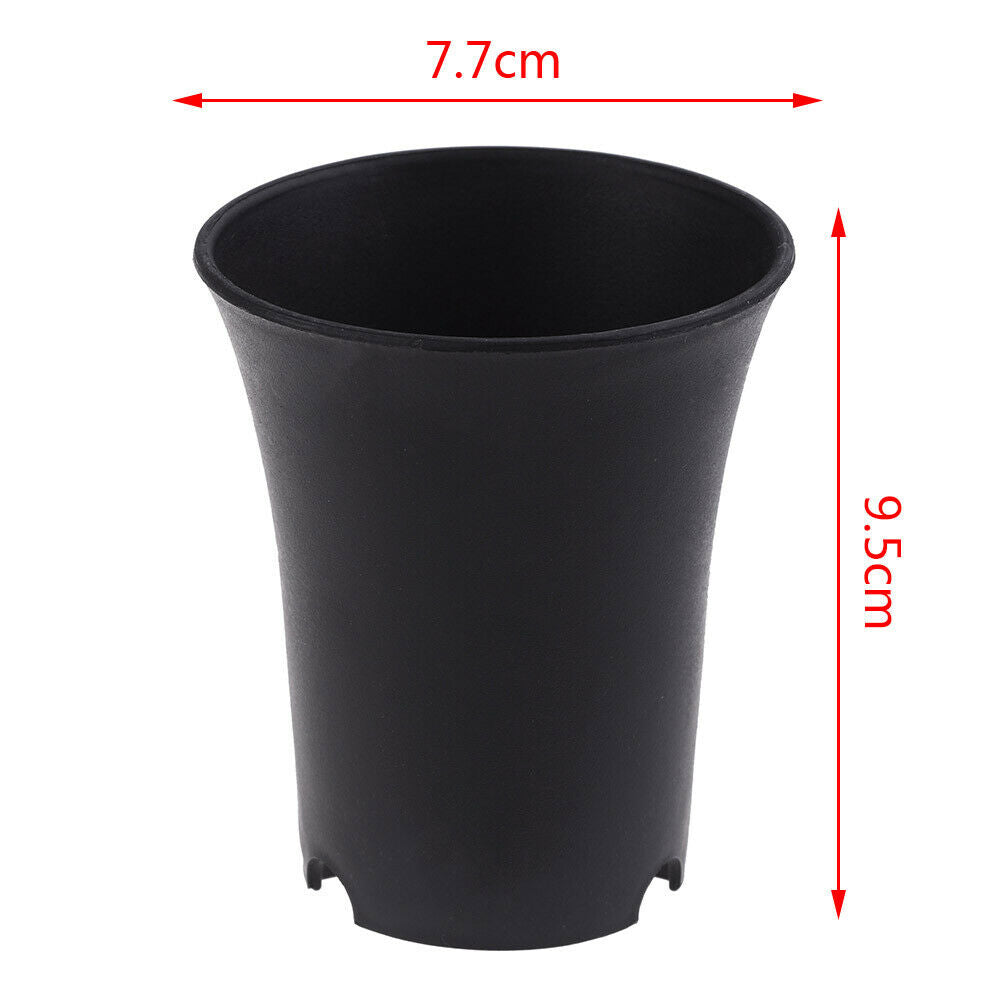 1pc Plastic Round Succulents Pots Flower Planter for Garden Decorati.TML Qx