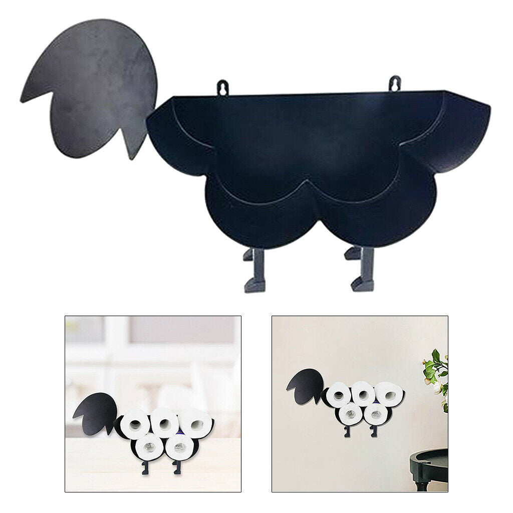 Novelty Sheep Toilet Paper Holder Storage Organizer Home Bath Room Decor