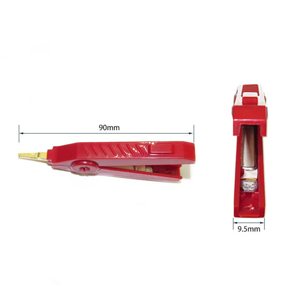 Set of 3 Pcs Copper Alligator Clip Handle Test Probe